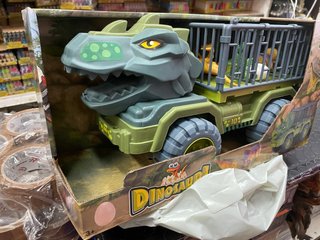 Autocarro Dinosauro con Gabbia e Accessori