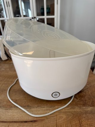 Esterilizador de biberones blanco