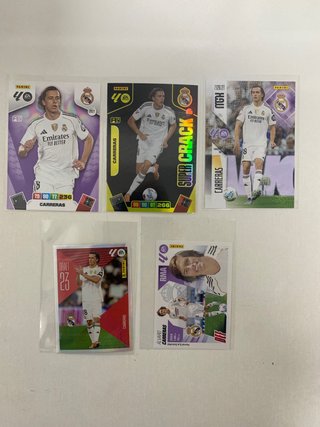 Cromos Panini Carreras Real Madrid