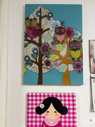 Cuadro Decorativo Búhos Ikea