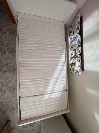 Cama infantil blanca