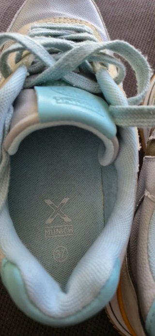 Zapatillas Munich grises y azules