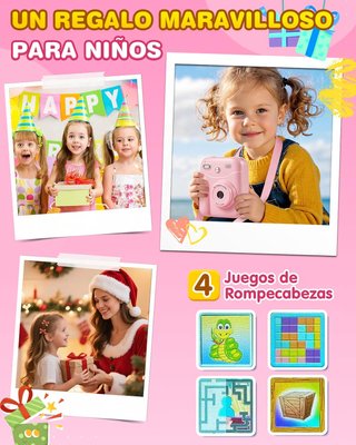 NUEVO - Cámara Fotos Infantil Instantánea 48MP