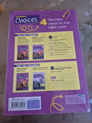 Libro secundaria ingles Burlington choices 4 ESO