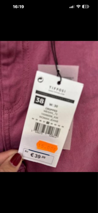 Vaqueros mujer rosa flare