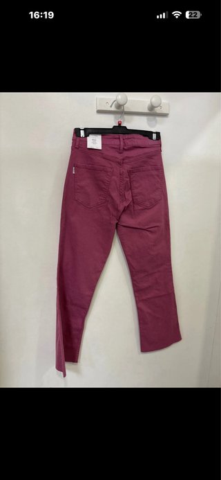 Vaqueros mujer rosa flare