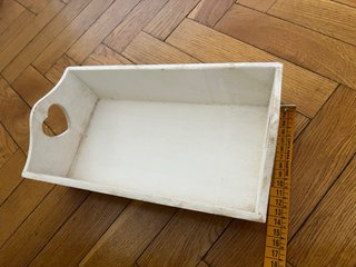 Bandeja de madera para llaves