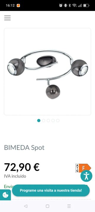 Lámpara de salón