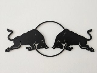 Logo Red Bull Preto ou branco Decoração de Parede