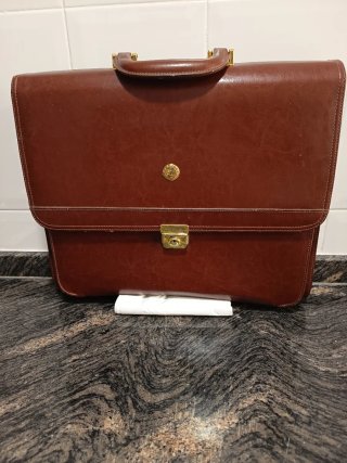 Cartera Porta documentos Marrón