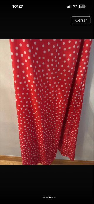 Vestido Verano Rojo Lunares