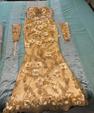 Vestido de boda Gitana Dorado
