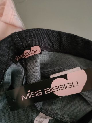 Leggings Miss Bisbigli grigi taglia unica