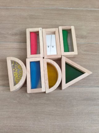 Bloques de mesa de luz Montessori