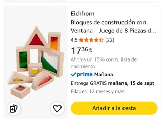 Bloques de mesa de luz Montessori