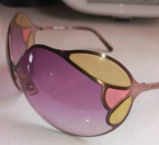 Gafas Miu Miu Icónicas Rosa y Marrón