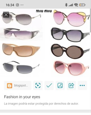 Gafas Miu Miu Icónicas Rosa y Marrón