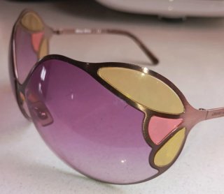 Gafas Miu Miu Icónicas Rosa y Marrón