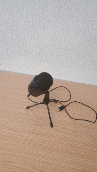 Micrófono Krom Negro USB