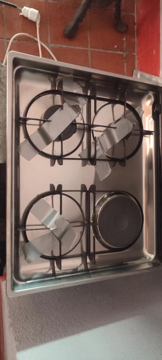Horno Eléctrico + Placa Gas Natural Lynx
