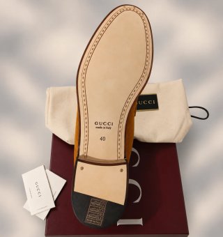 Mocassini Gucci Horsebit Camoscio donna 40
