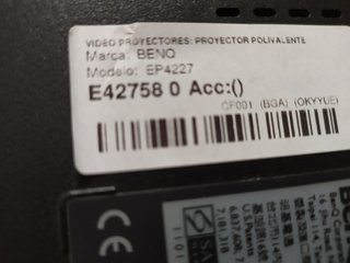 Proyector BenQ Negro y Blanco