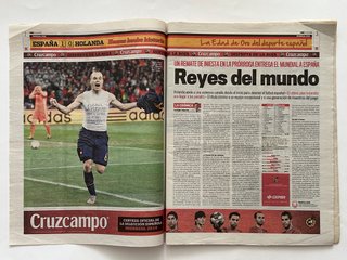 Periódicos España Mundial Fútbol 2010 Marca AS
