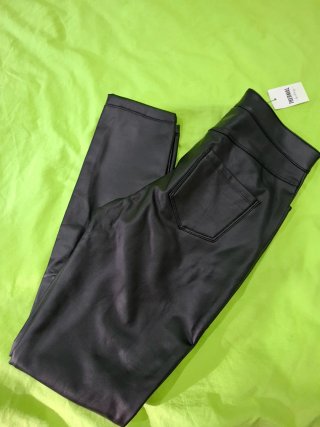 Pantalón polipiel térmico negro
