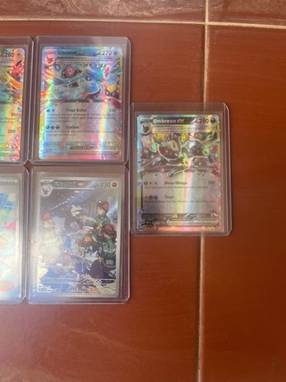 Lote Cartas Pokémon EX GX
