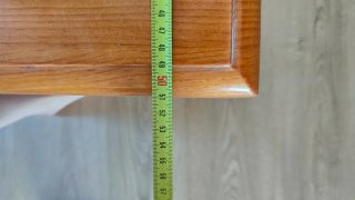 Mesa Auxiliar de Madera de Pino Maciza 100x50cm