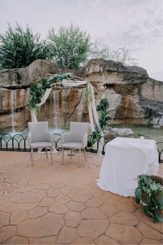 Arco de boda hecho a mano