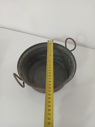 Antico Paiolo Rame Caldaio Pentola Vintage