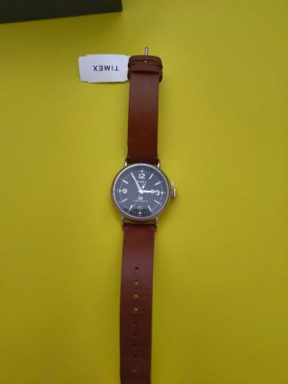 Reloj Timex Waterbury Coin Edge 40mm Piel 110239