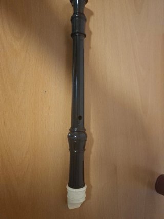 Flauta barroca oscura
