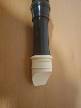 Flauta barroca oscura