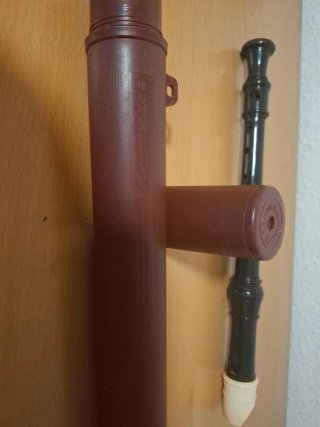 Flauta barroca oscura