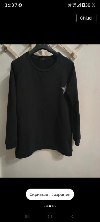 Tuta My T-shirt nera con stella