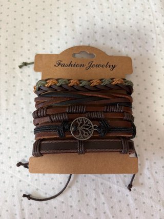 Pulseras de Cuero Estilo Bohemio