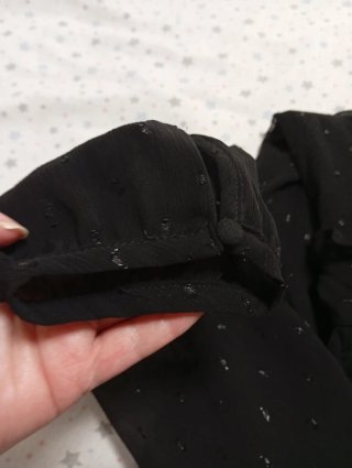 Vestido negro Kiabi talla Semipermanente con forro