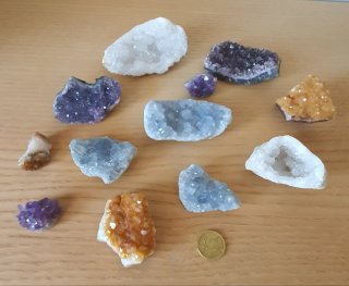 Lotto 12 Geodi e Druzze Minerali