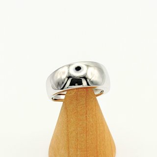 Anillo de Oro Blanco 18K - (750), Talla 16, 2.69gr