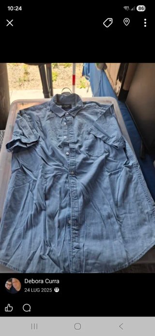 Camicia uomo a fantasia