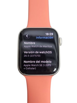 Apple Watch SE 3 44mm GPS Plata/Rosa