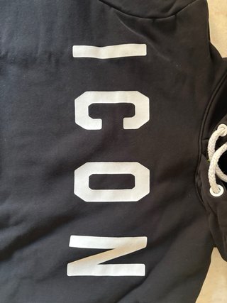 Felpa Icon Dsquared2 Nera Taglia M