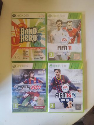Xbox 360 Giochi: Band Hero, FIFA 11, FIFA 14, PES