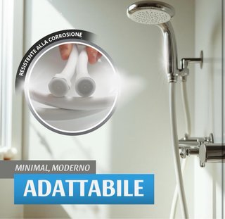 Tubo Doccia 150cm Bianco
