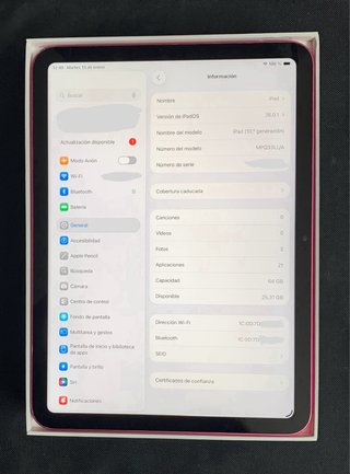 Apple iPad 10 Rosa