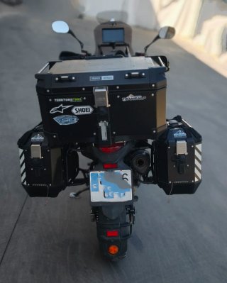 Honda Transalp 700 ABS Negra/Amarilla