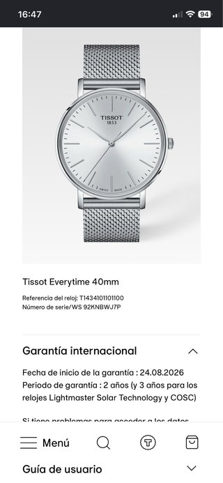 Tissot Everytime 40mm