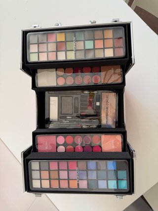 Maletín maquillaje rosa Professional Colors